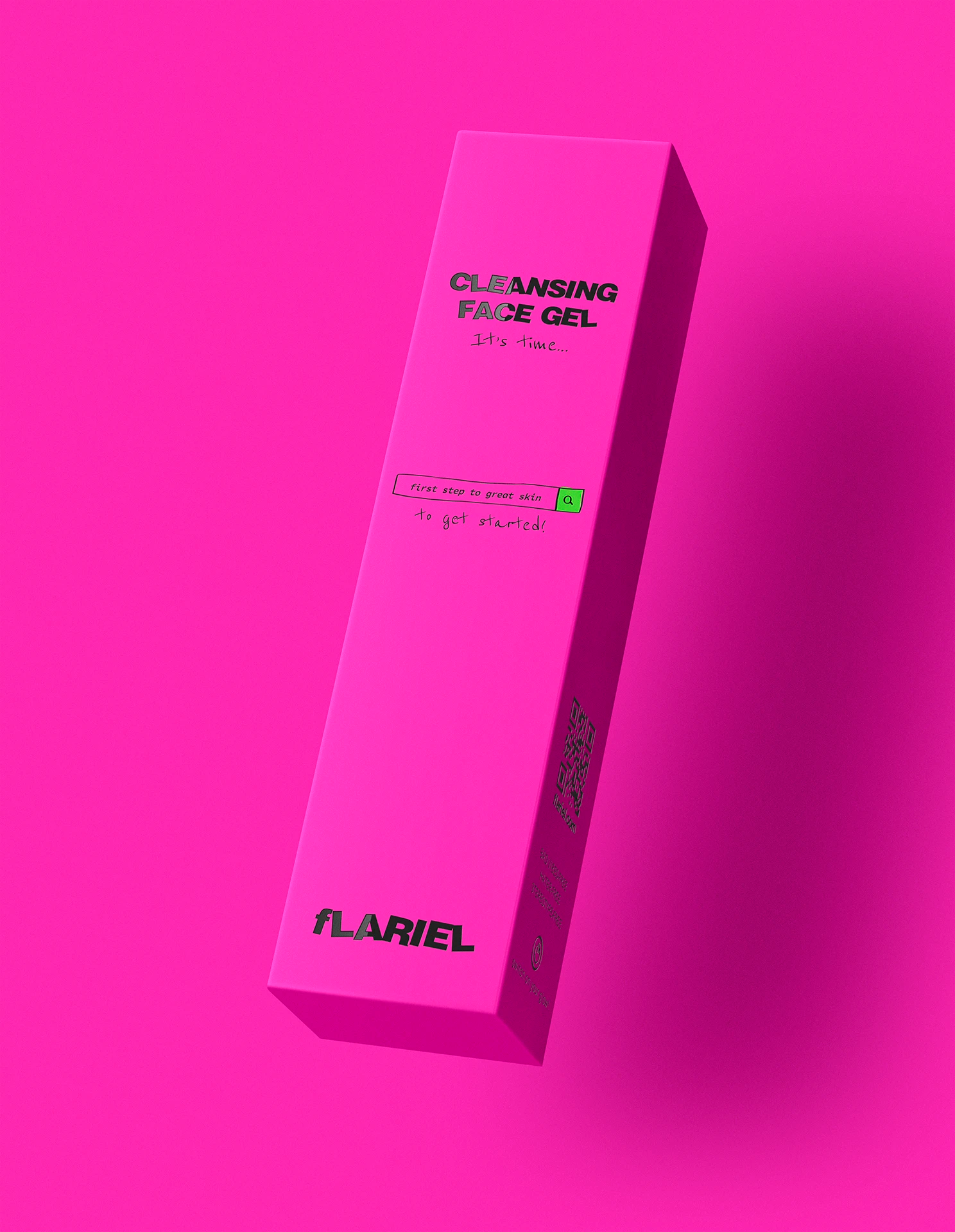 Cleansing face gel