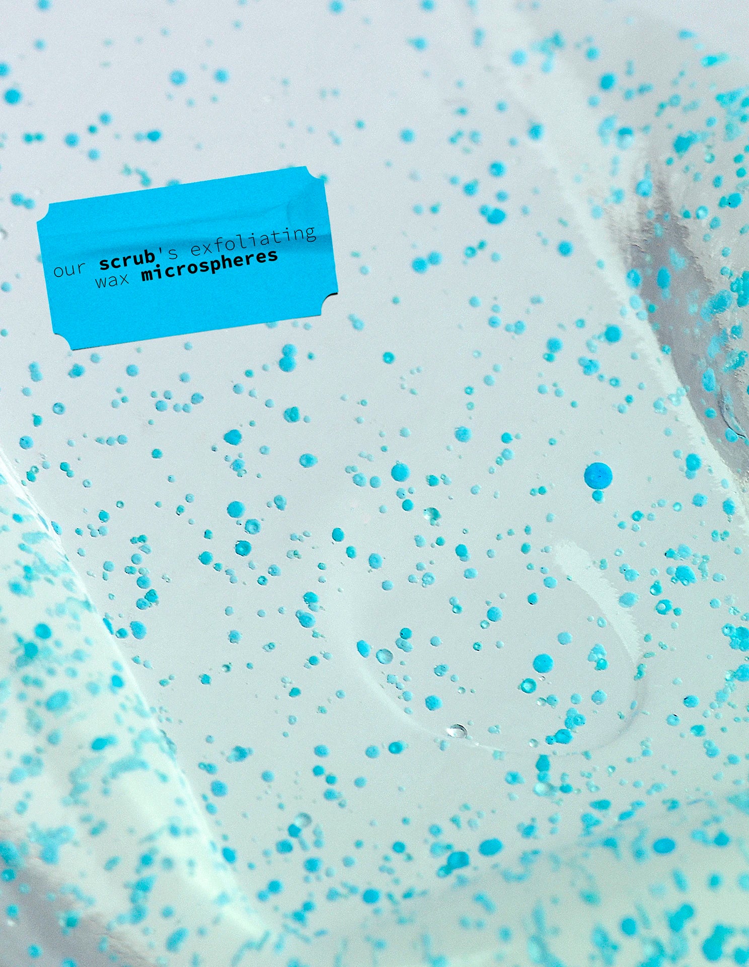 Exfoliating face scrub